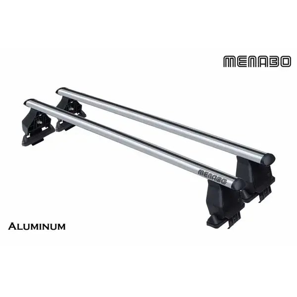 Menabo Aluminium TEMA ALUMINIUM ROOF BAR KIT WITH LOCKS