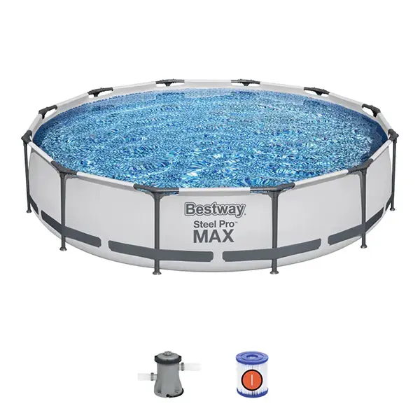 Bestway Steel Pro MAX 12' x 30"/3.66m x 76cm Pool Set