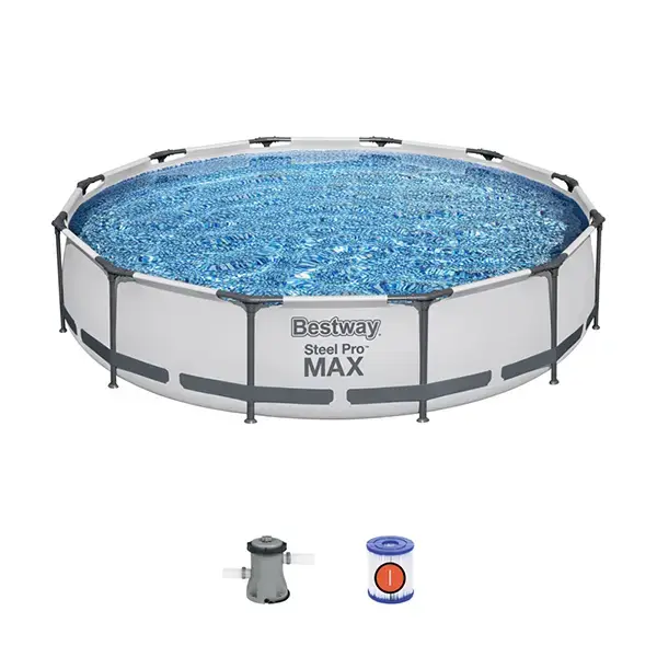 Bestway Steel Pro MAX 12' x 30"/3.66m x 76cm Pool Set
