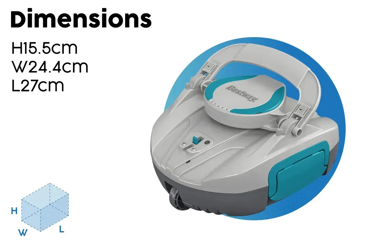 Bestway Aquatronix G100 Robotic Automatic Swimming Pool Vacuum Cleaner