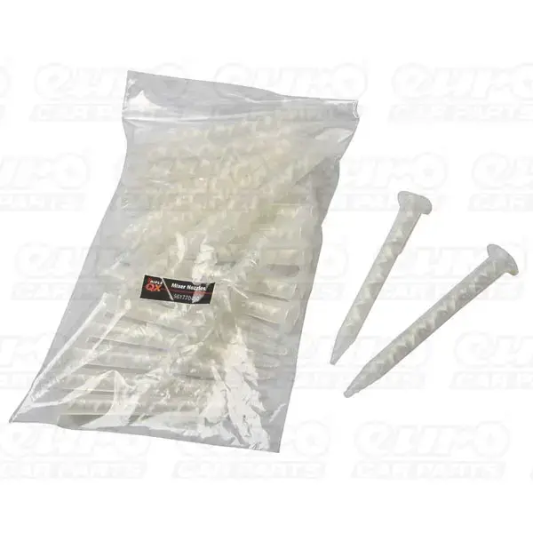 Triple QX Mixer nozzles for Plastic Repair Adhesive 50ml x 25