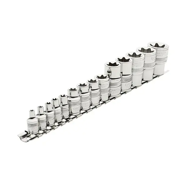 Draper Expert TX-STAR® Socket Set, 1/4", 3/8" & 1/2" Sq. Dr. (14 Piece)"