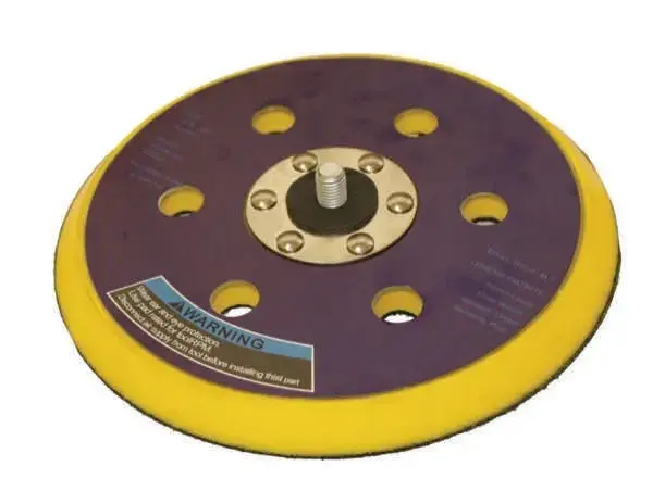 Backing Pad, 150mm,Hook & Loop, 6Hole, 5/16 Thread