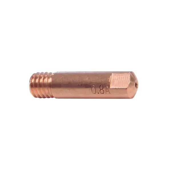 10 Contact Tips for MIG Welding Torches 150A, 0.8mm/M6 diameter 041912