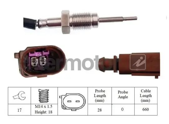 Intermotor Sensor, Exhaust Gas Temperature