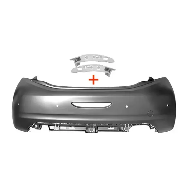 Platinum Plus Rear Bumper Peugeot 208 15- Primed Inc Pdc Holes Opr 13145> | 1538127 | Euro Car Parts