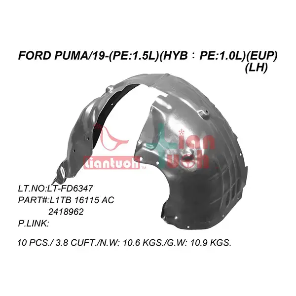 Platinum Plus Nsf Wing Splashguard Puma 20- | 5610 2171 | Euro Car Parts