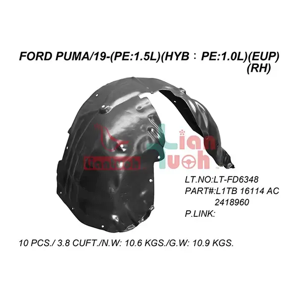 Platinum Plus Osf Wing Splashguard Puma 20- | 5610 2170 | Euro Car Parts