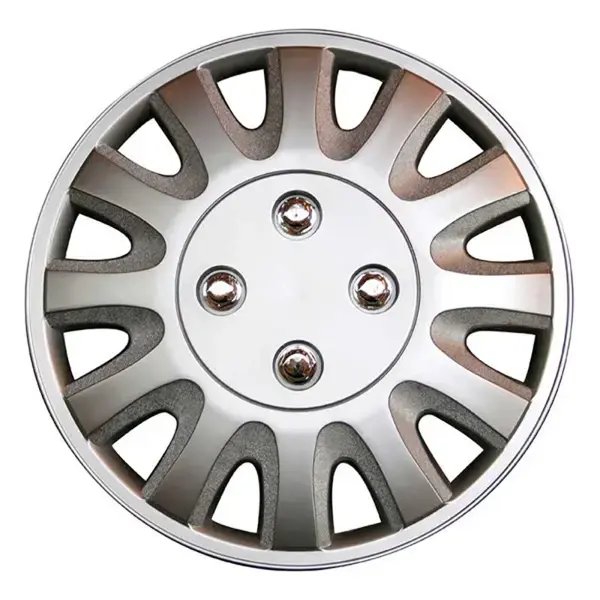 Top Tech Motion 15 Inch Wheel Trims Silver (Set of 4)