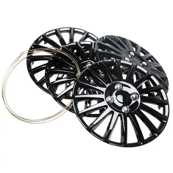 Top Tech Speed 16 Inch Wheel Trims Gloss Black (Set of 4)