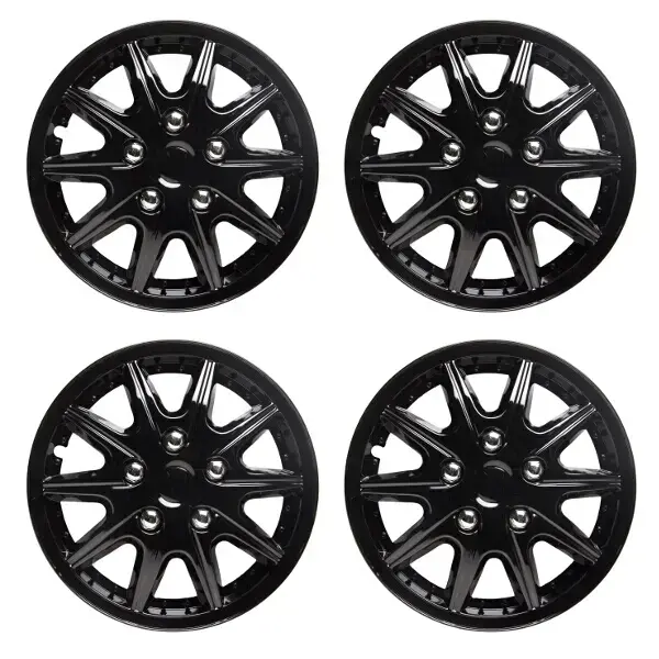 Top Tech Revolution 13 Inch Wheel Trims Gloss Black (Set of 4)