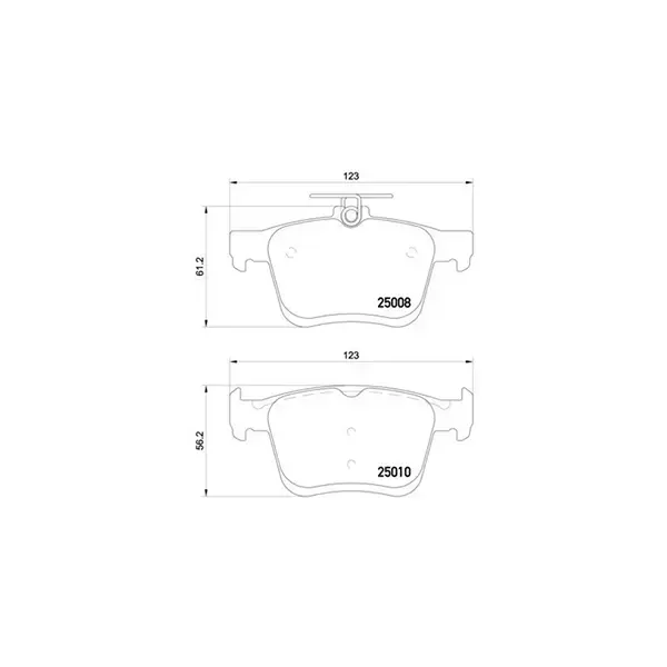 Brembo High Performance Brake Pad Set