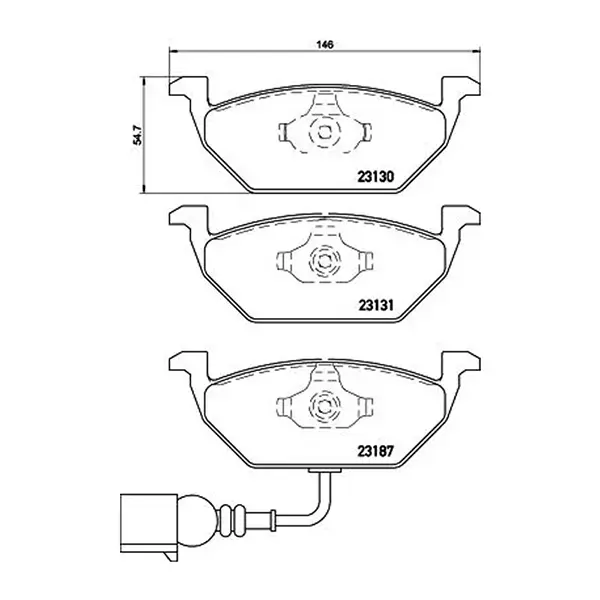 Brembo High Performance Brake Pad Set