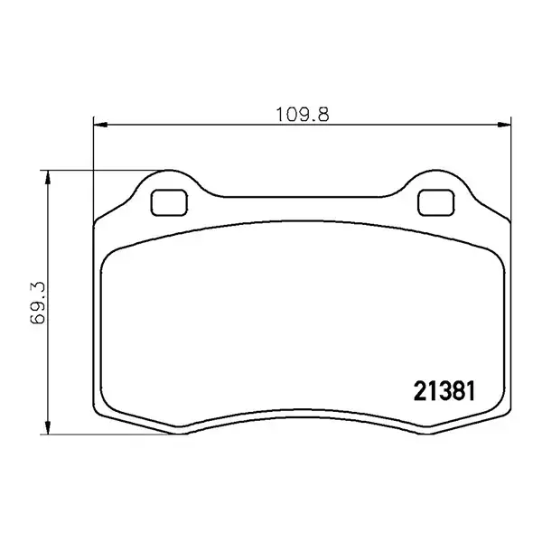 Brembo High Performance Brake Pad Set