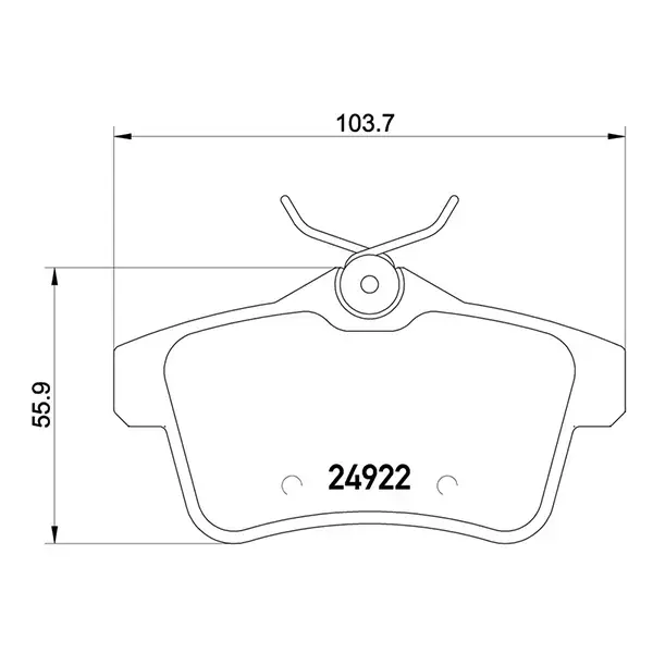 Brembo High Performance Brake Pad Set