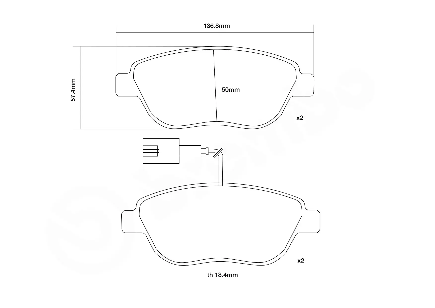 Brembo High Performance Brake Pad Set