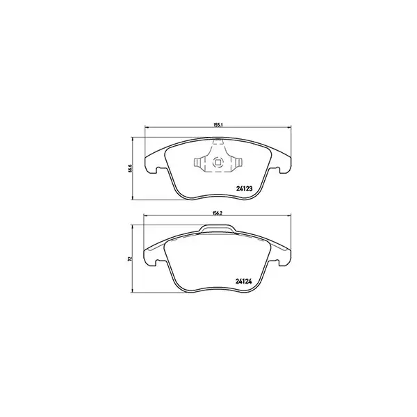 Brembo High Performance Brake Pad Set