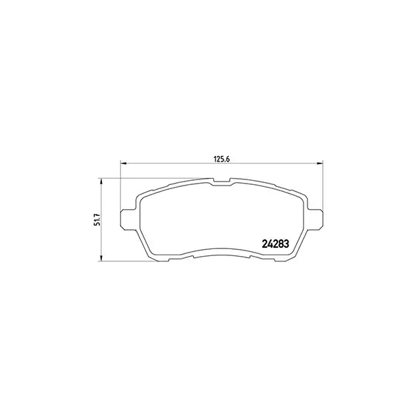 Brembo High Performance Brake Pad Set