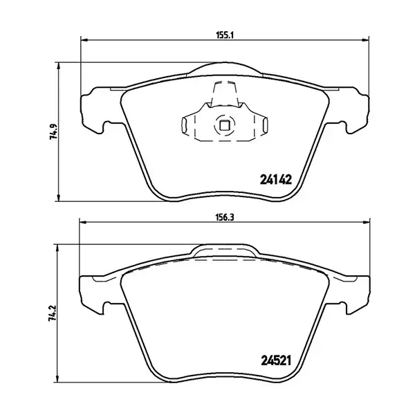 Brembo High Performance Brake Pad Set