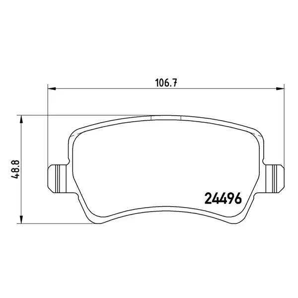 Brembo High Performance Brake Pad Set