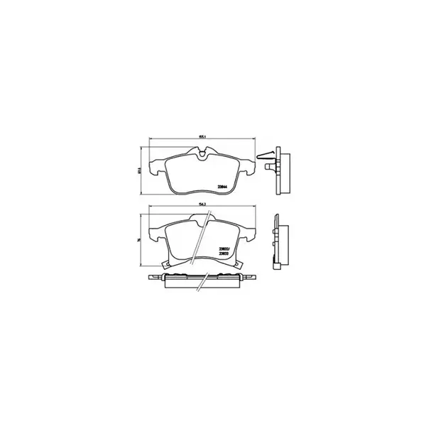 Brembo High Performance Brake Pad Set