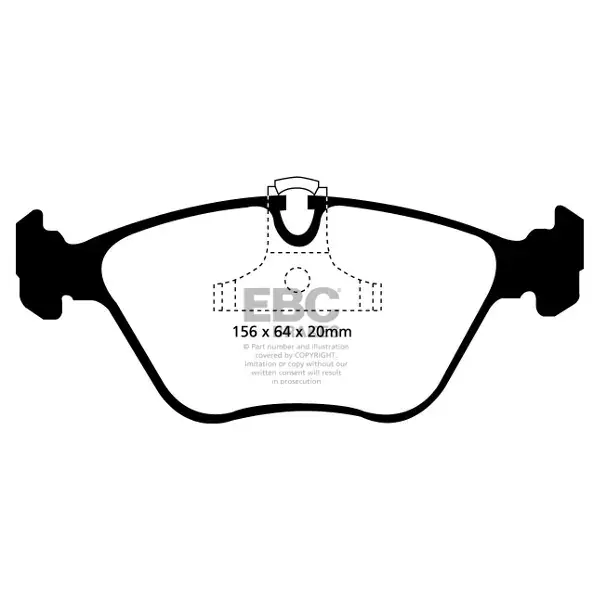 EBC Yellow Stuff High Performance Brake Pad Set