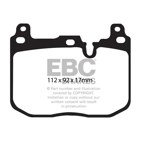 EBC Red Stuff High Performance Brake Pad Set