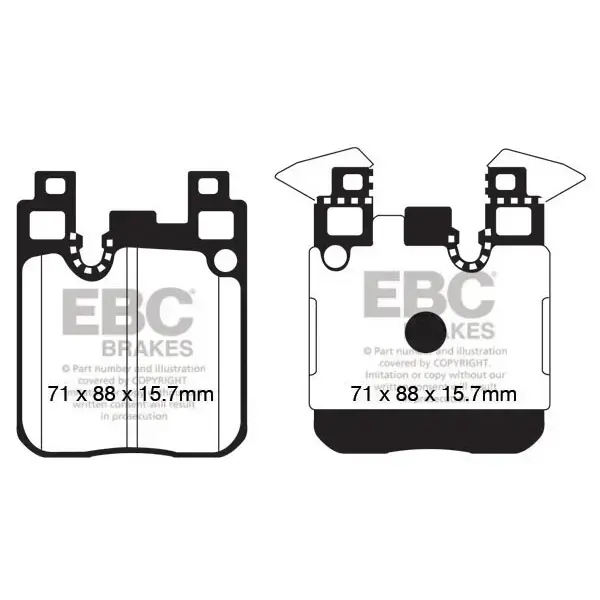 EBC Yellow Stuff High Performance Brake Pad Set