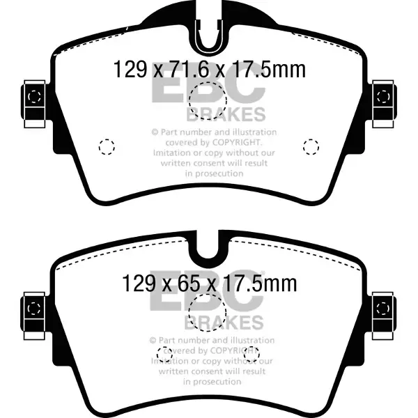EBC Yellow Stuff High Performance Brake Pad Set