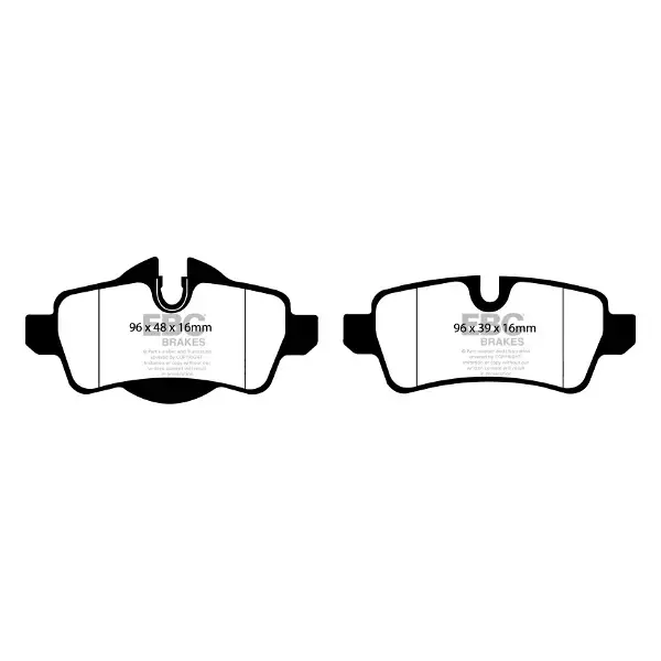 EBC Green Stuff High Performance Brake Pad Set
