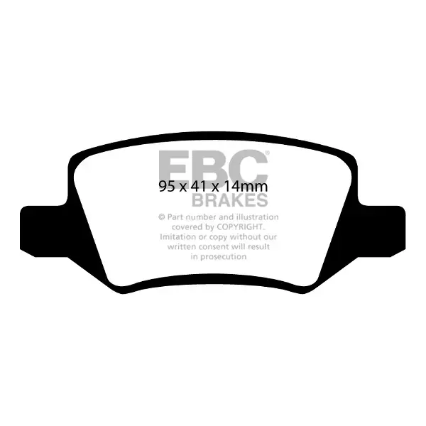 EBC Green Stuff High Performance Brake Pad Set