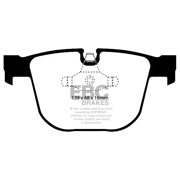 EBC Yellow Stuff High Performance Brake Pad Set