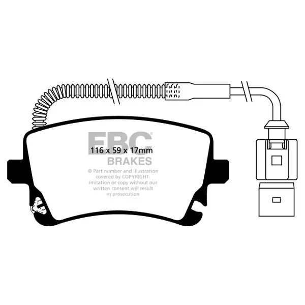 EBC Yellow Stuff High Performance Brake Pad Set