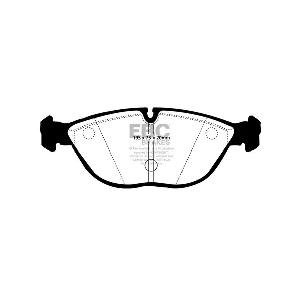 EBC Orange Stuff High Performance Brake Pad Set
