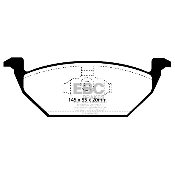 EBC Green Stuff High Performance Brake Pad Set