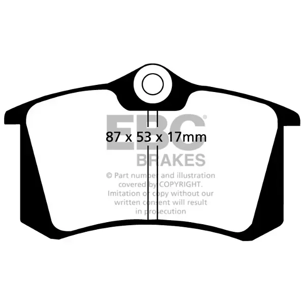 EBC Green Stuff High Performance Brake Pad Set