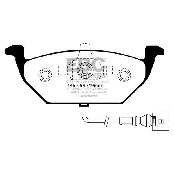 EBC Yellow Stuff High Performance Brake Pad Set