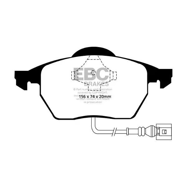EBC Yellow Stuff High Performance Brake Pad Set