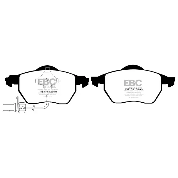 EBC Green Stuff High Performance Brake Pad Set