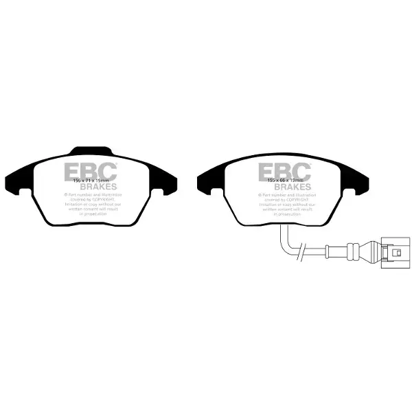EBC Green Stuff High Performance Brake Pad Set
