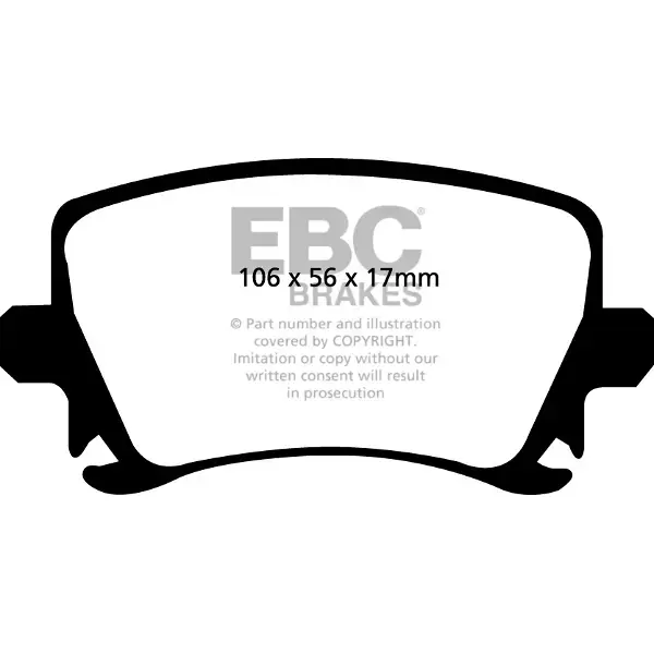 EBC Red Stuff High Performance Brake Pad Set