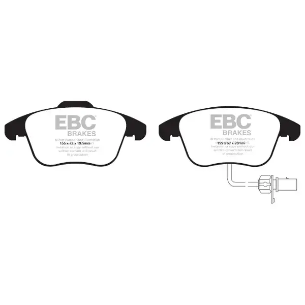 EBC Green Stuff High Performance Brake Pad Set