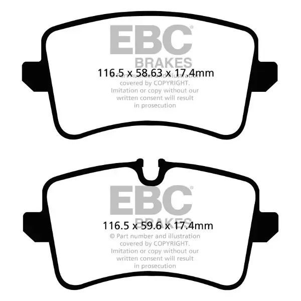 EBC Red Stuff High Performance Brake Pad Set