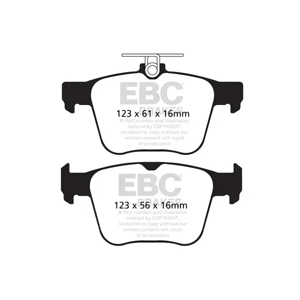 EBC Yellow Stuff High Performance Brake Pad Set