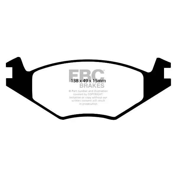 EBC Green Stuff High Performance Brake Pad Set