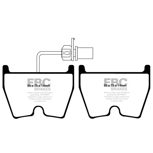 EBC Yellow Stuff High Performance Brake Pad Set