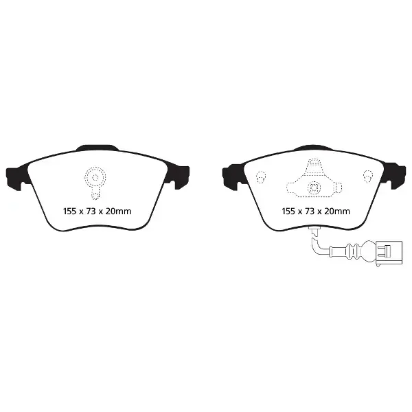 EBC Yellow Stuff High Performance Brake Pad Set