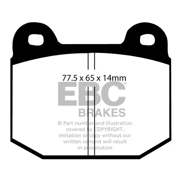 EBC Yellow Stuff High Performance Brake Pad Set