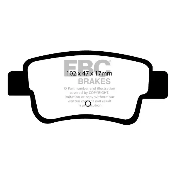 EBC Green Stuff High Performance Brake Pad Set