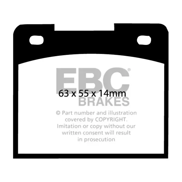 EBC Green Stuff High Performance Brake Pad Set